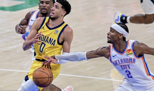 哈利伯顿绝杀亚历山大38分 步行者险胜雷霆总分1-0