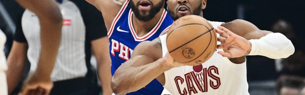 哈登21分米切尔17+6 骑士大胜76人