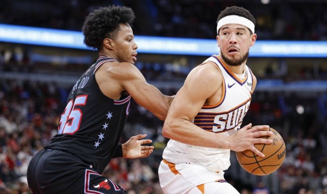 塞克斯顿18+10布克30分 公牛不敌太阳7连败