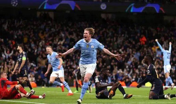 曼城连续5个赛季对阵皇马，成为欧冠历史上持续性最强的对手