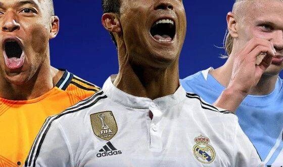 谁能撼动C罗？姆巴佩、哈兰德向欧冠纪录王座发起冲击！