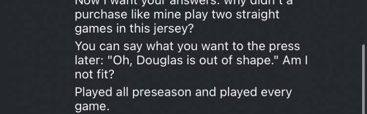 道格拉斯回应球迷：我曾是英超最佳中场之一，但在尤文枯坐替补席