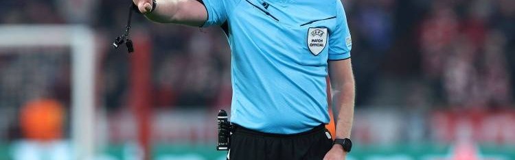 欧足联官方：奥利弗裁判组执法国米VS阿贾克斯的欧冠小组赛