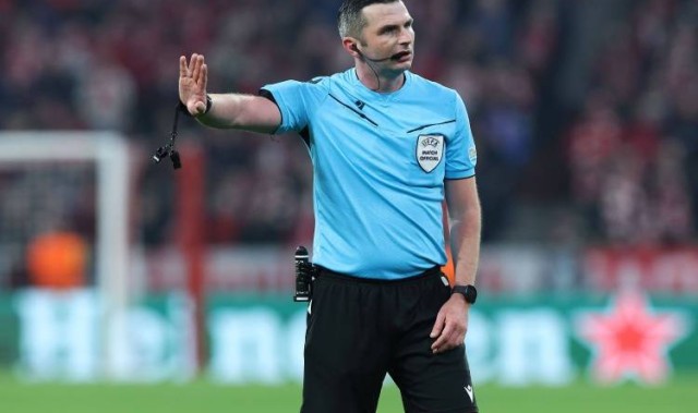 欧足联官方：奥利弗裁判组执法国米VS阿贾克斯的欧冠小组赛