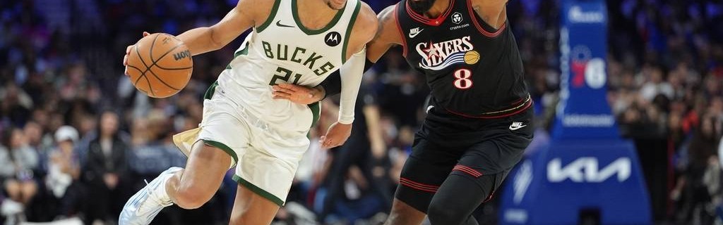 马克西21分格兰姆斯20分瑞安22+10 76人胜雄鹿